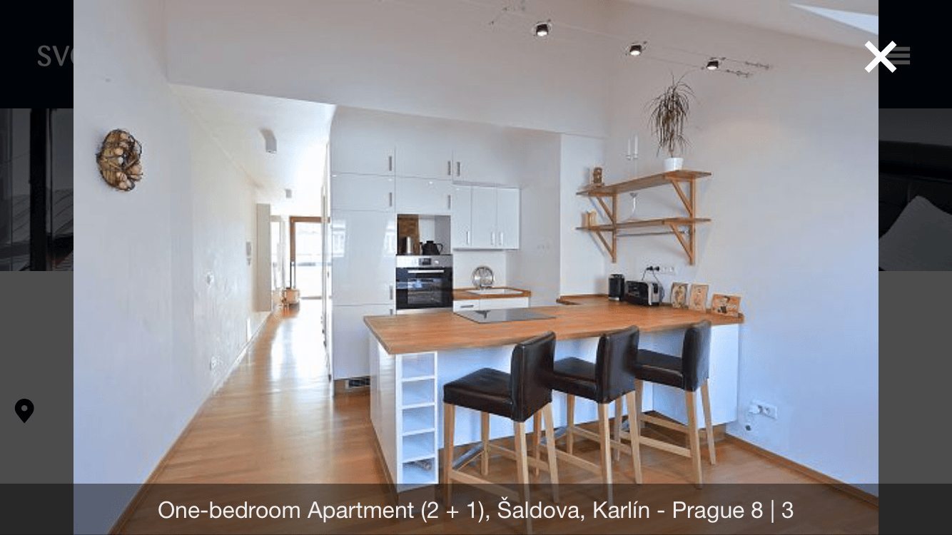 Prenájom bytu 3-izbový 103 m², Šaldova, Praha, Praha Prenájom bytu 3-izbový 103 m², Šaldova, Praha, Praha