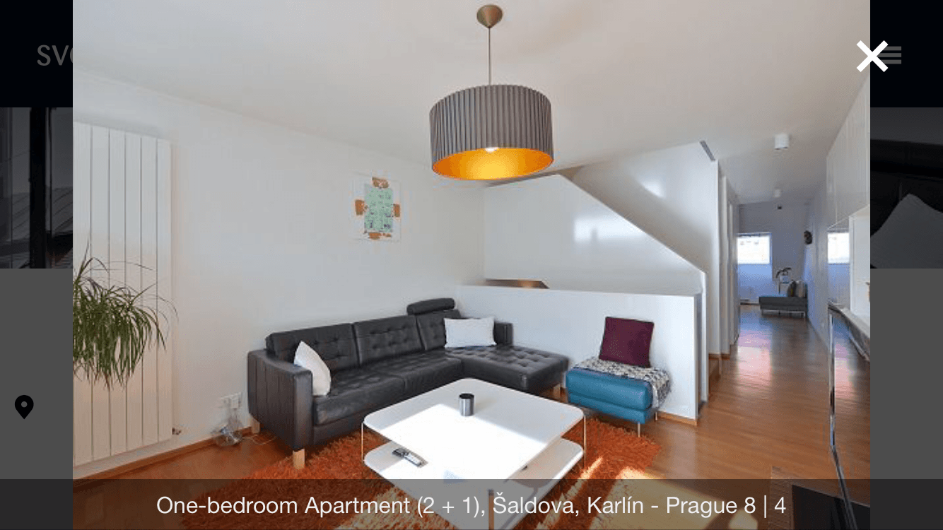 Prenájom bytu 3-izbový 103 m², Šaldova, Praha, Praha Prenájom bytu 3-izbový 103 m², Šaldova, Praha, Praha