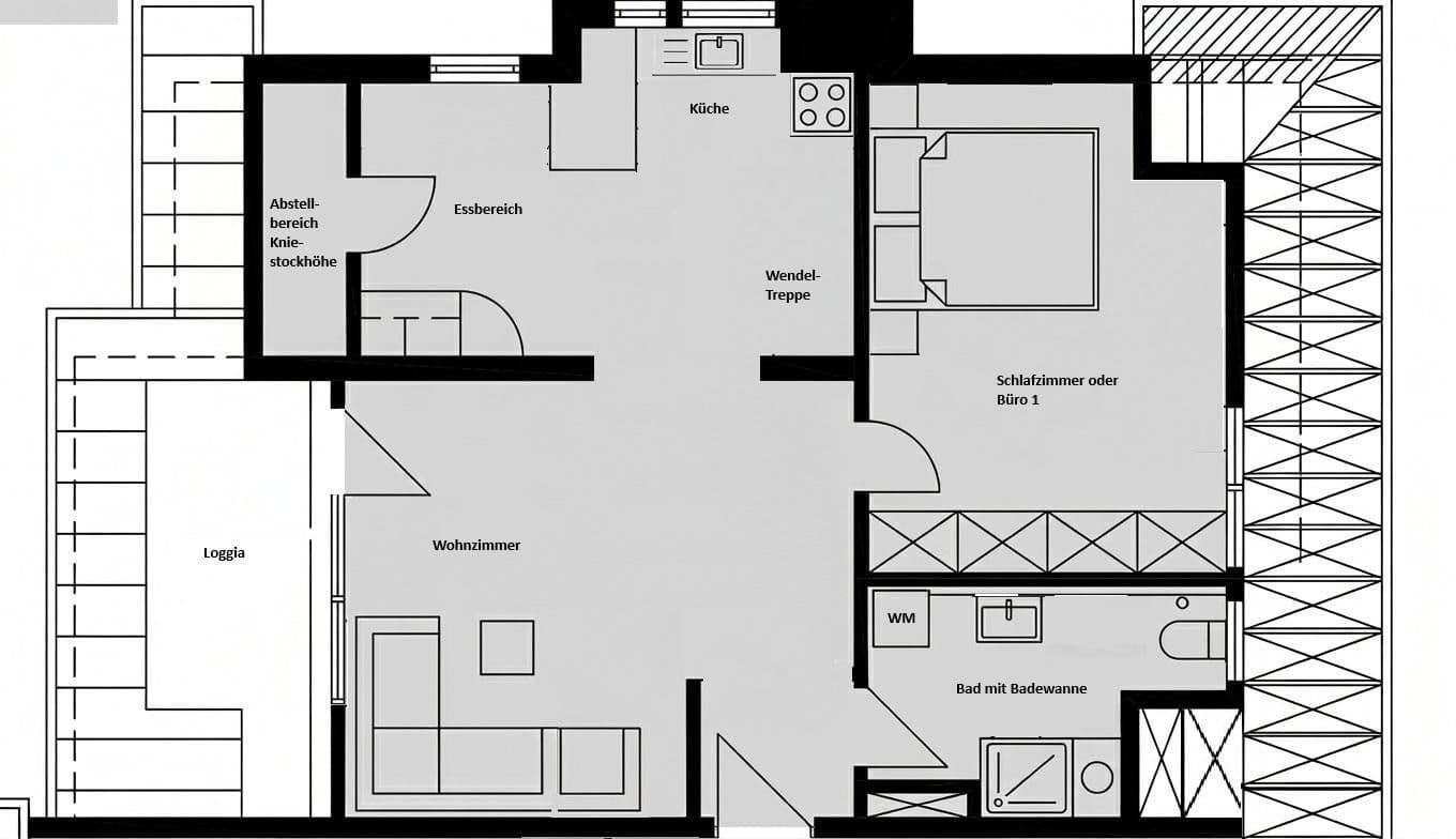 Prenájom bytu 3-izbový 78 m², Villingen-Schwenningen, Bádensko-Wurttembersko Prenájom bytu 3-izbový 78 m², Villingen-Schwenningen, Bádensko-Wurttembersko
