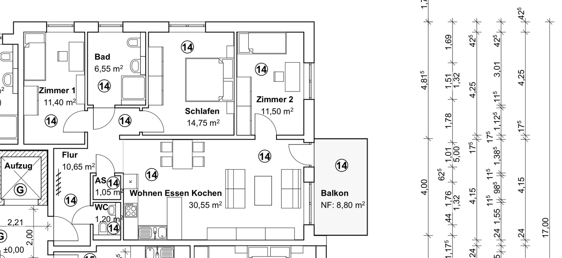Prenájom bytu 4-izbový 92 m², Hirschaid, Bavorsko Prenájom bytu 4-izbový 92 m², Hirschaid, Bavorsko