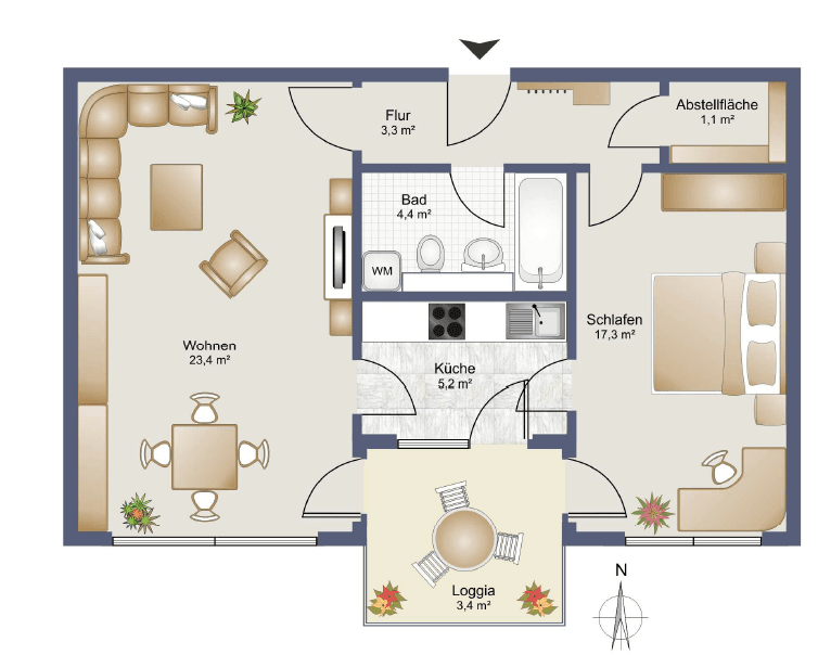 Predaj bytu 2-izbový 59 m², München, Bavorsko Predaj bytu 2-izbový 59 m², München, Bavorsko