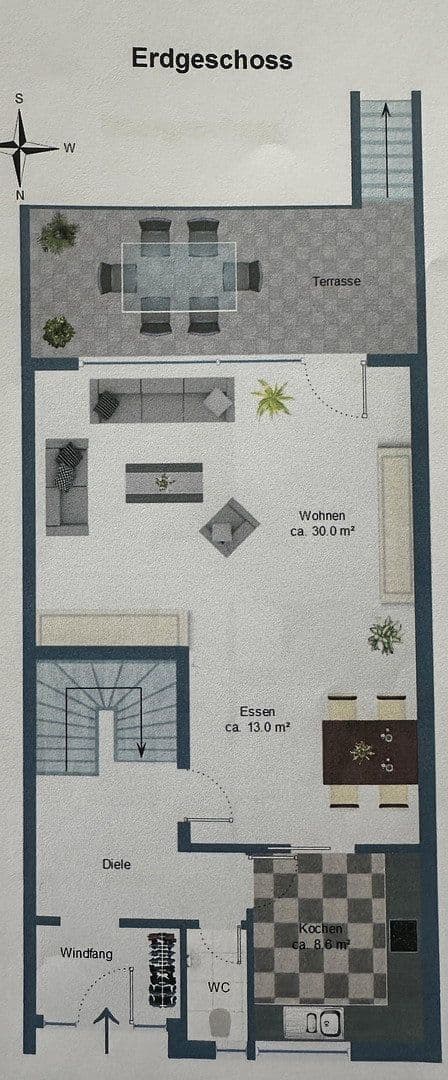 Prenájom domu 140 m², pozemek 231 m², Haan, Severné Porýnie - Westfálsko Prenájom domu 140 m², pozemek 231 m², Haan, Severné Porýnie - Westfálsko