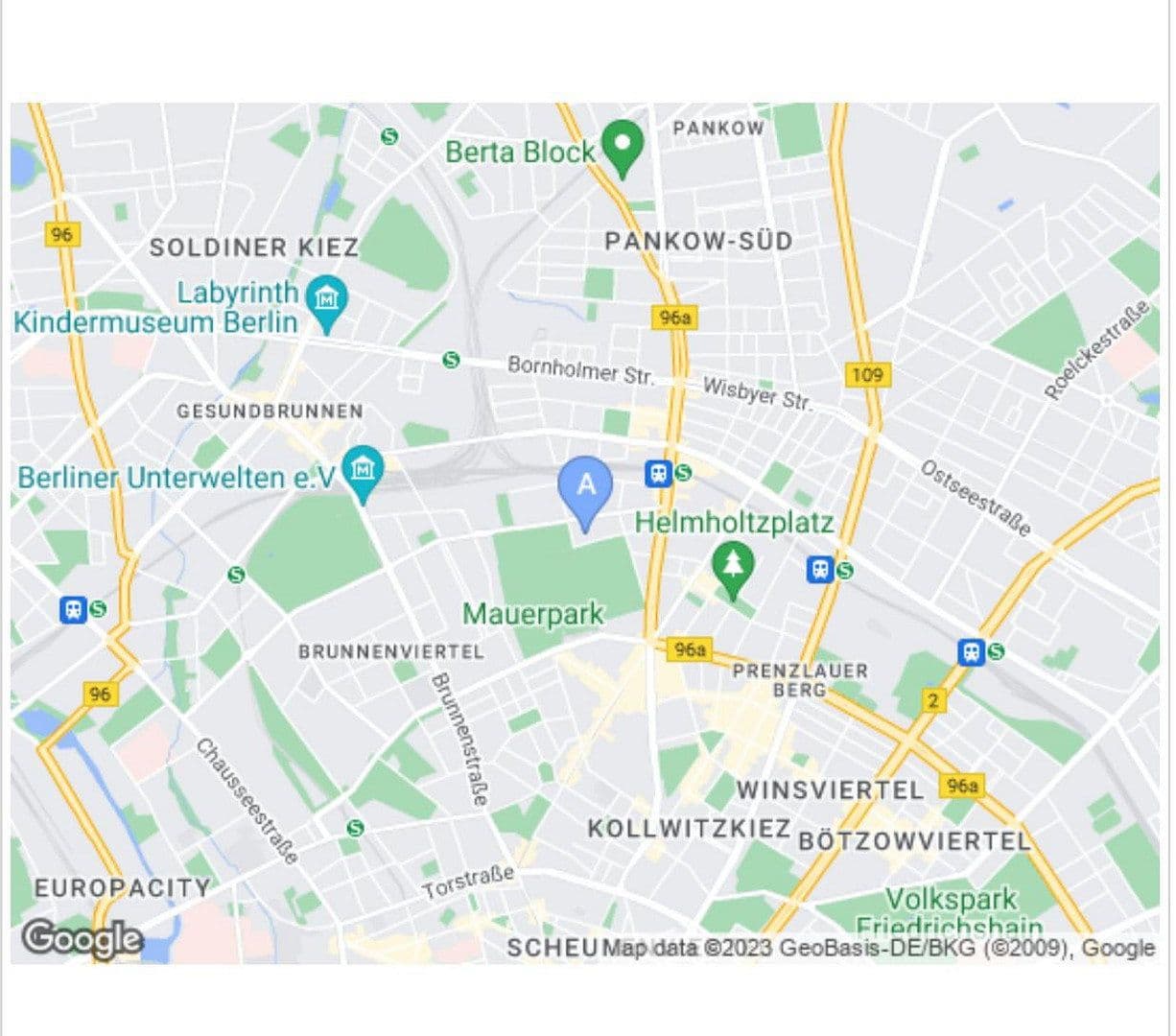 Prenájom bytu 2-izbový 43 m², Sonnenburger Straße 55, Berlin, Berlín Prenájom bytu 2-izbový 43 m², Sonnenburger Straße 55, Berlin, Berlín