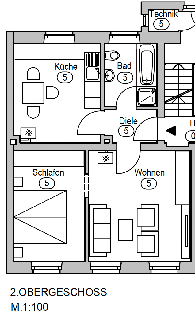 Prenájom bytu 2-izbový 50 m², Ammonstraße 2, Fürth, Bavorsko Prenájom bytu 2-izbový 50 m², Ammonstraße 2, Fürth, Bavorsko