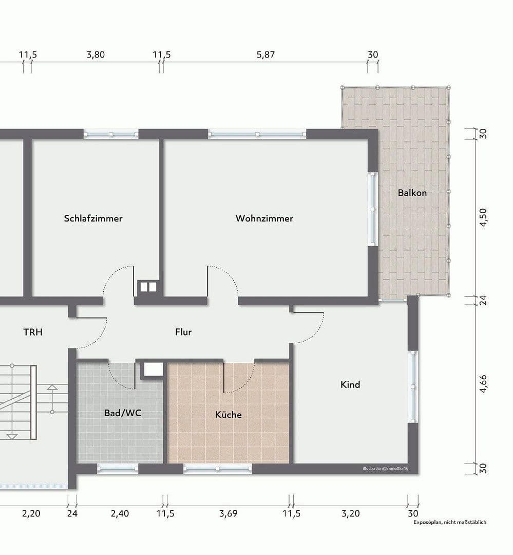 Prenájom bytu 3-izbový 95 m², Sauerbruchstr. 11, Bruchsal, Bádensko-Wurttembersko Prenájom bytu 3-izbový 95 m², Sauerbruchstr. 11, Bruchsal, Bádensko-Wurttembersko