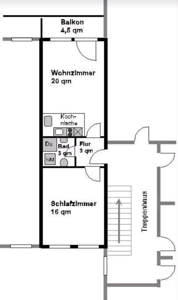 Predaj bytu 2-izbový 44 m², Lenaustr. 2, München, Bavorsko Predaj bytu 2-izbový 44 m², Lenaustr. 2, München, Bavorsko