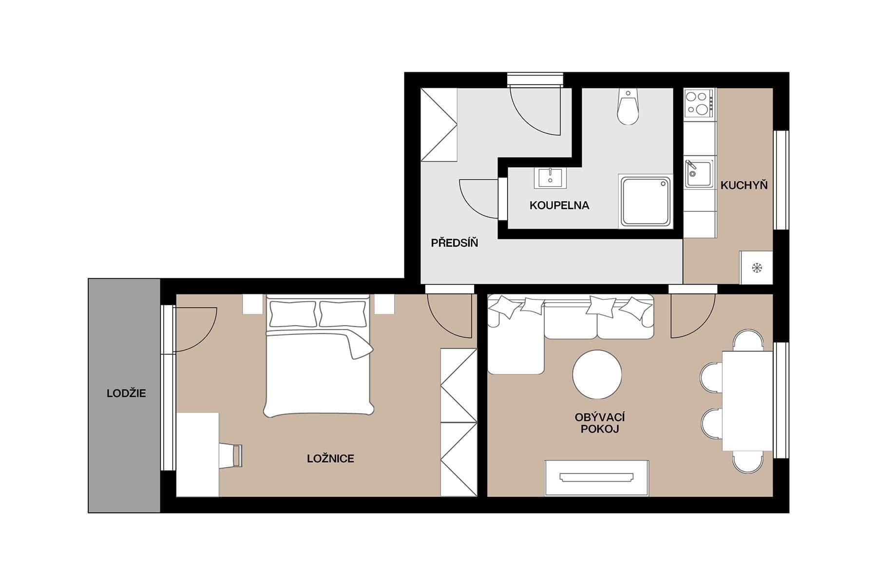 Predaj bytu 2-izbový 57 m², Sídliště, Libčeves, Ústecký kraj Predaj bytu 2-izbový 57 m², Sídliště, Libčeves, Ústecký kraj