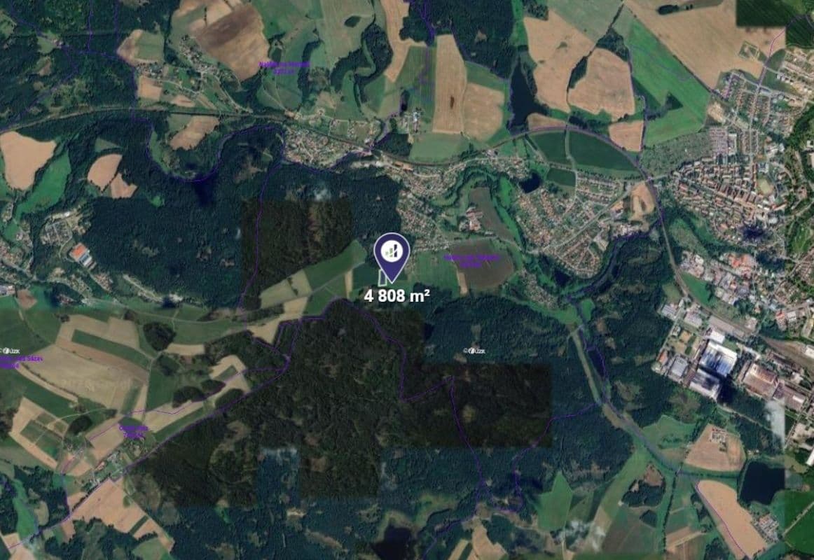 Predaj pozemku 4.808 m², Hamry nad Sázavou, Kraj Vysočina Predaj pozemku 4.808 m², Hamry nad Sázavou, Kraj Vysočina