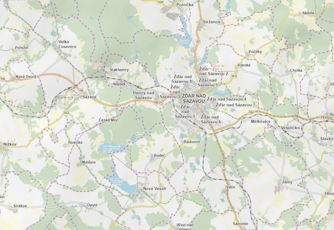 Predaj pozemku 4.808 m², Hamry nad Sázavou, Kraj Vysočina Predaj pozemku 4.808 m², Hamry nad Sázavou, Kraj Vysočina