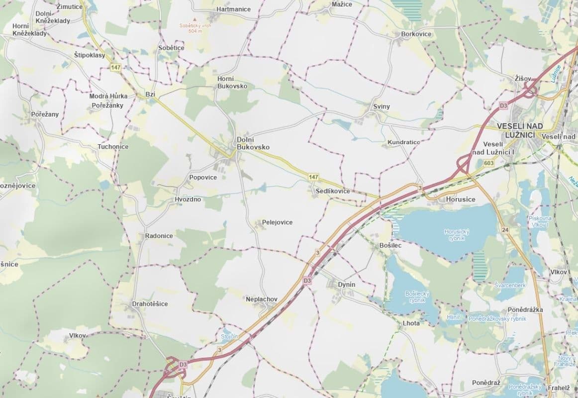 Predaj pozemku 3.256 m², Dolní Bukovsko, Jihočeský kraj Predaj pozemku 3.256 m², Dolní Bukovsko, Jihočeský kraj