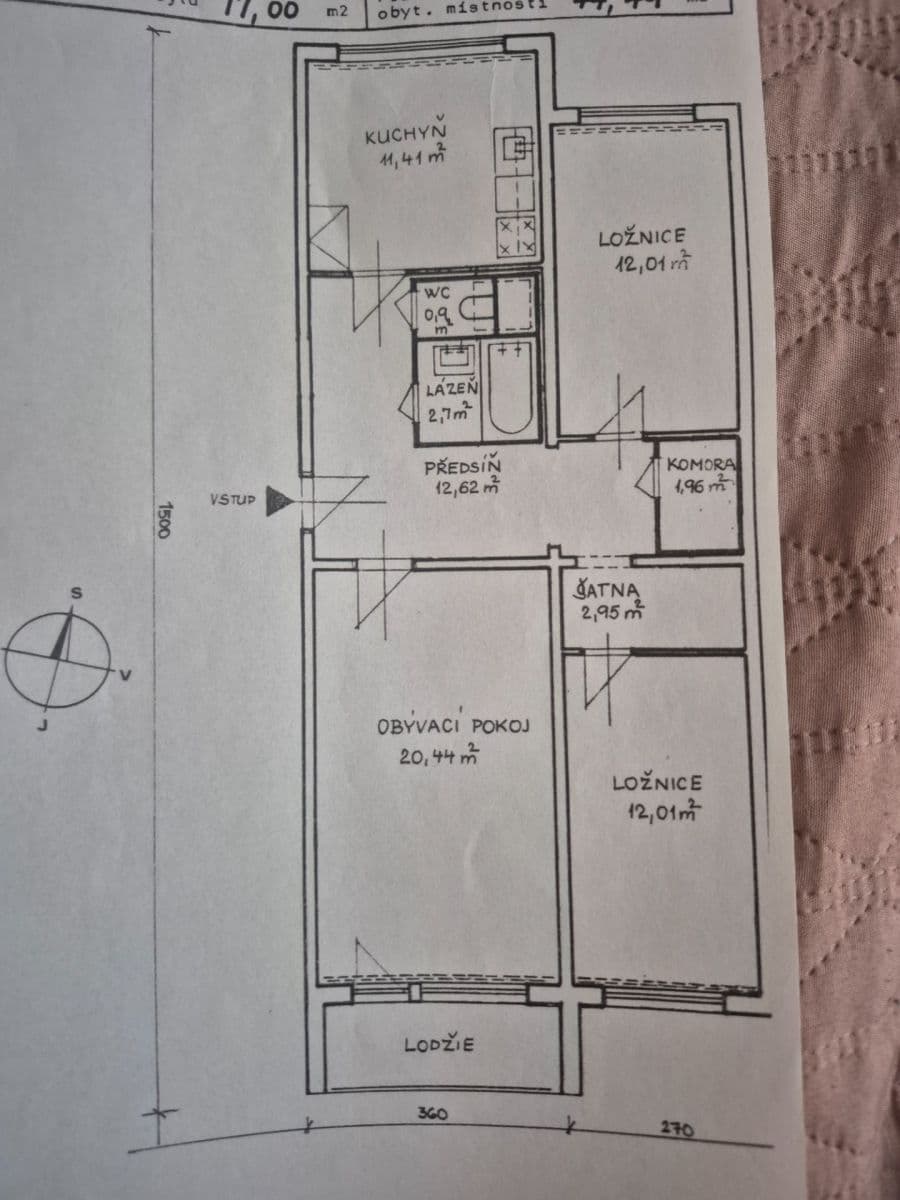 Prenájom bytu 3-izbový 82 m², Levského, Praha, Praha Prenájom bytu 3-izbový 82 m², Levského, Praha, Praha