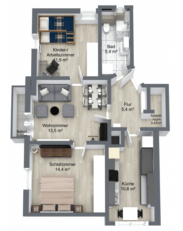 Prenájom bytu 3-izbový 62 m², Brückenstraße 55, Stuttgart, Bádensko-Wurttembersko Prenájom bytu 3-izbový 62 m², Brückenstraße 55, Stuttgart, Bádensko-Wurttembersko