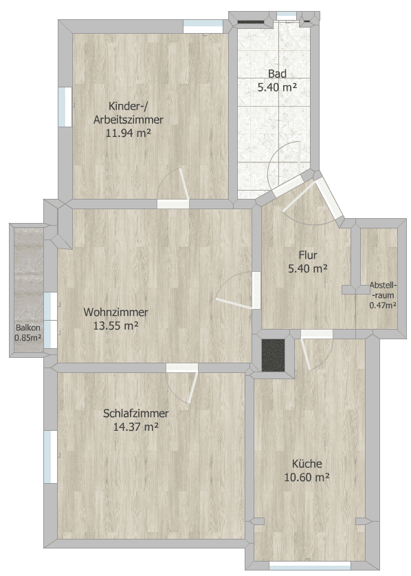Prenájom bytu 3-izbový 62 m², Brückenstraße 55, Stuttgart, Bádensko-Wurttembersko Prenájom bytu 3-izbový 62 m², Brückenstraße 55, Stuttgart, Bádensko-Wurttembersko