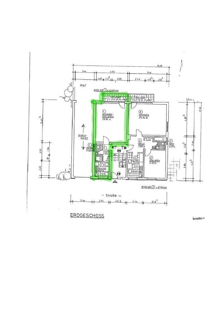 Predaj bytu 1-izbový 43 m², Gutenbergstraße 5, Bremerhaven, Brémy Predaj bytu 1-izbový 43 m², Gutenbergstraße 5, Bremerhaven, Brémy