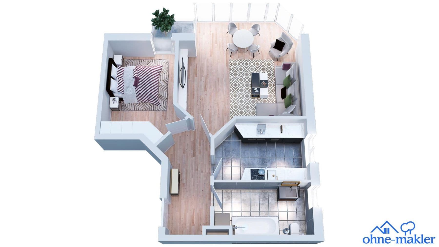 Predaj bytu 2-izbový 53 m², Leipzig, Sasko Predaj bytu 2-izbový 53 m², Leipzig, Sasko