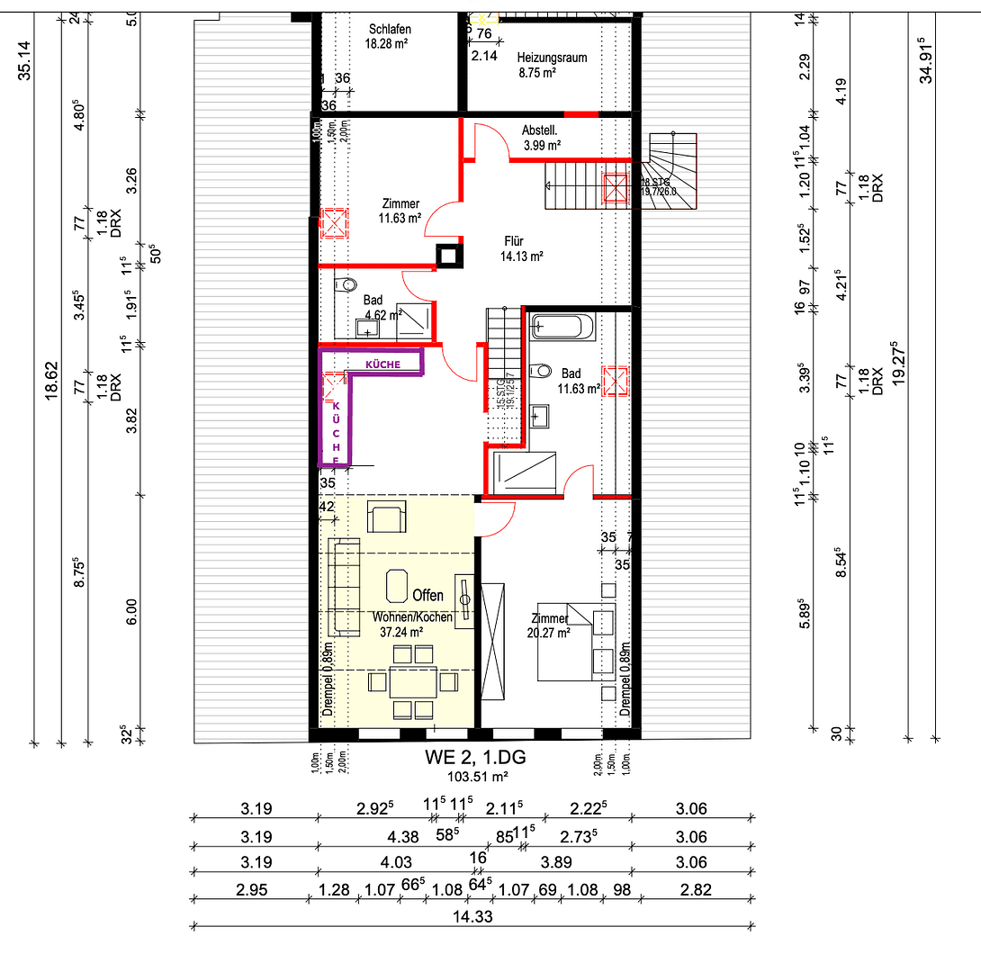 Prenájom bytu 4-izbový 124 m², Hollern-Twielenfleth, Dolné Sasko Prenájom bytu 4-izbový 124 m², Hollern-Twielenfleth, Dolné Sasko