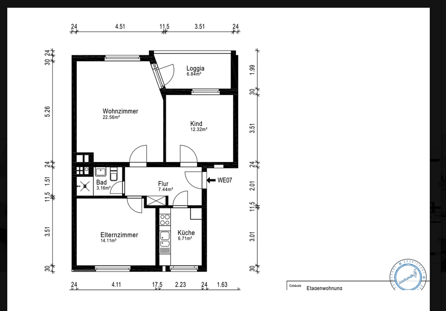 Prenájom bytu 3-izbový 68 m², Bremerhaven, Brémy Prenájom bytu 3-izbový 68 m², Bremerhaven, Brémy