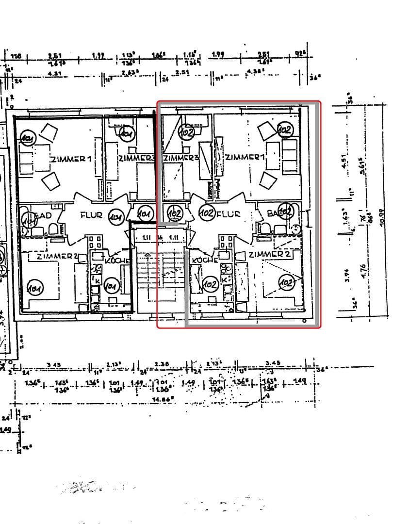 Predaj bytu 3-izbový 64 m², Winterhuder Weg 53c, Hamburg, Hamburg Predaj bytu 3-izbový 64 m², Winterhuder Weg 53c, Hamburg, Hamburg