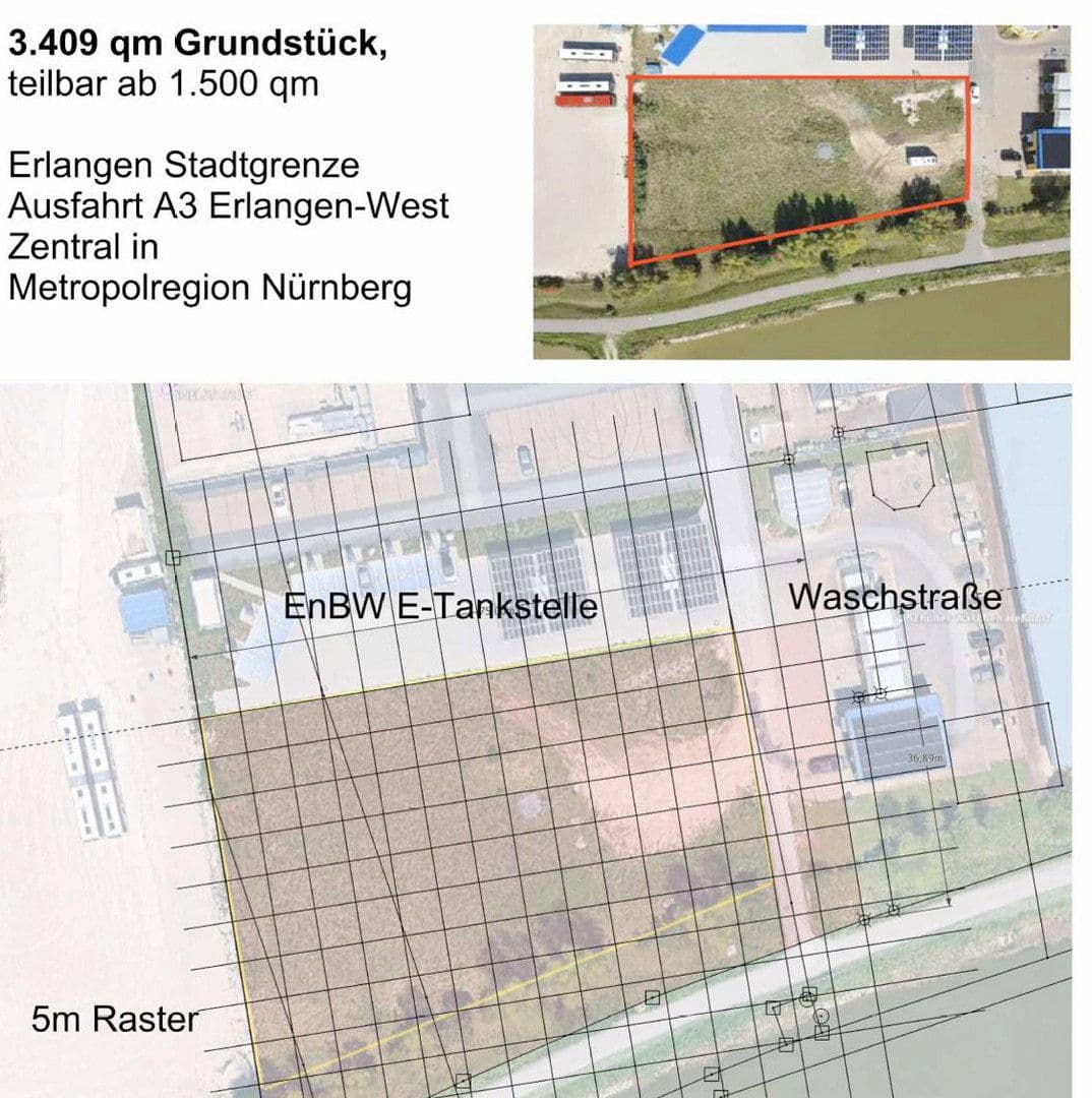 Predaj pozemku 3.409 m², Im Gewerbepark 19, Heßdorf, Bavorsko Predaj pozemku 3.409 m², Im Gewerbepark 19, Heßdorf, Bavorsko
