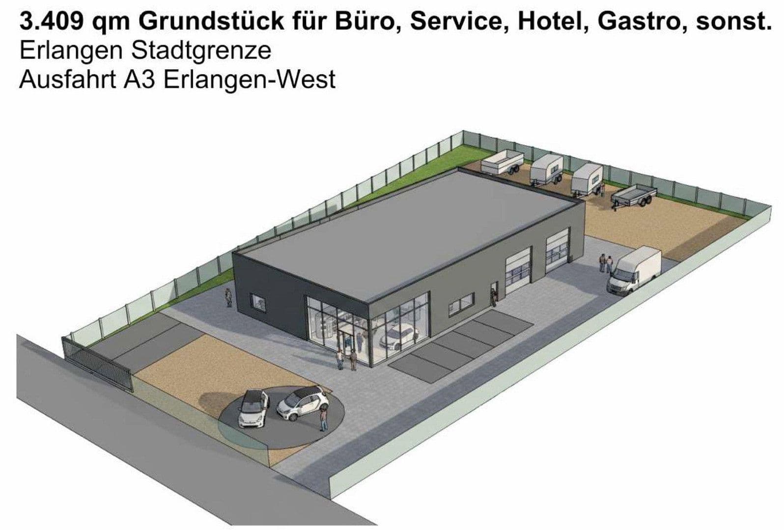 Predaj pozemku 3.409 m², Im Gewerbepark 19, Heßdorf, Bavorsko Predaj pozemku 3.409 m², Im Gewerbepark 19, Heßdorf, Bavorsko