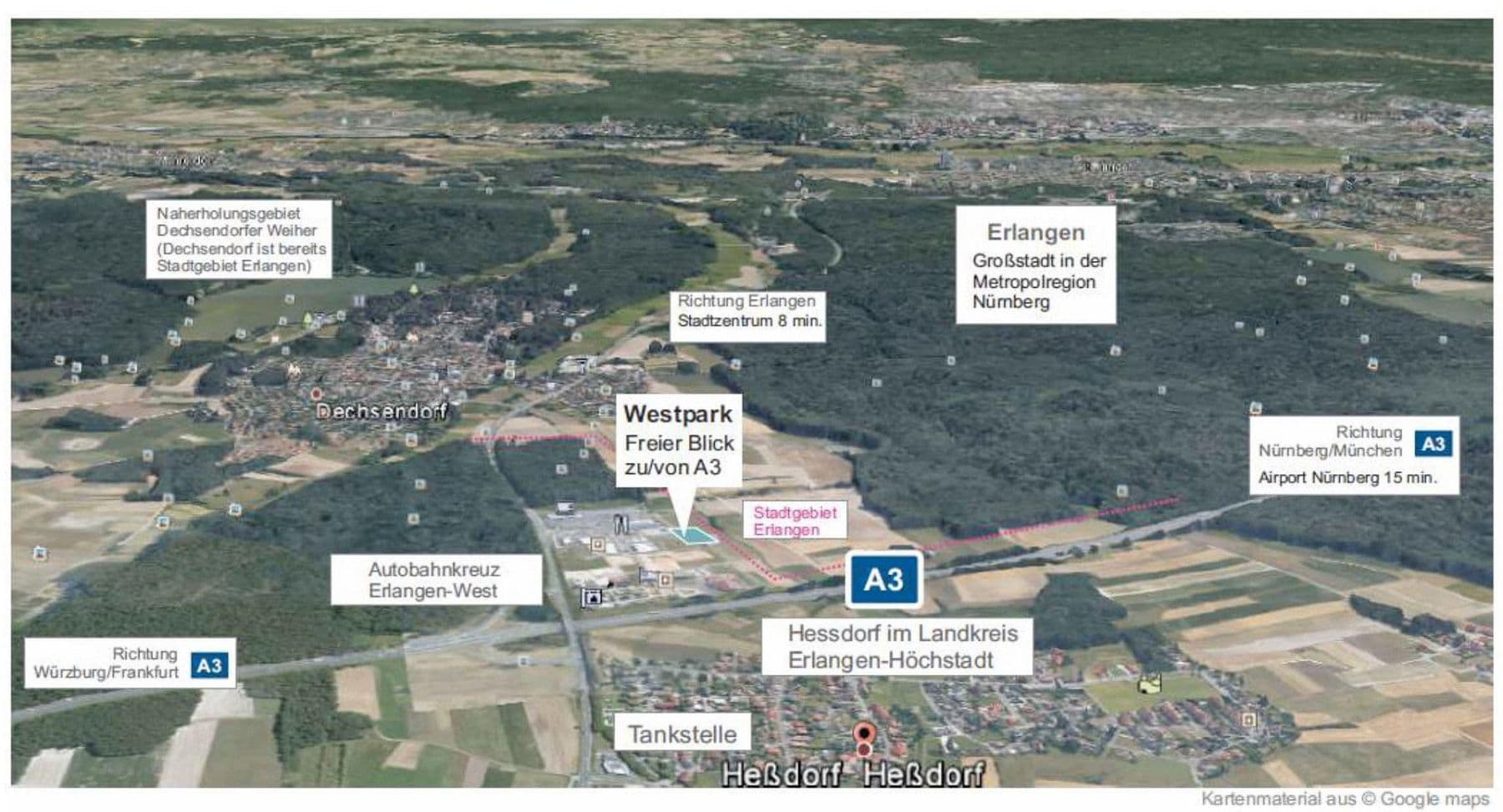 Predaj pozemku 3.409 m², Im Gewerbepark 19, Heßdorf, Bavorsko Predaj pozemku 3.409 m², Im Gewerbepark 19, Heßdorf, Bavorsko