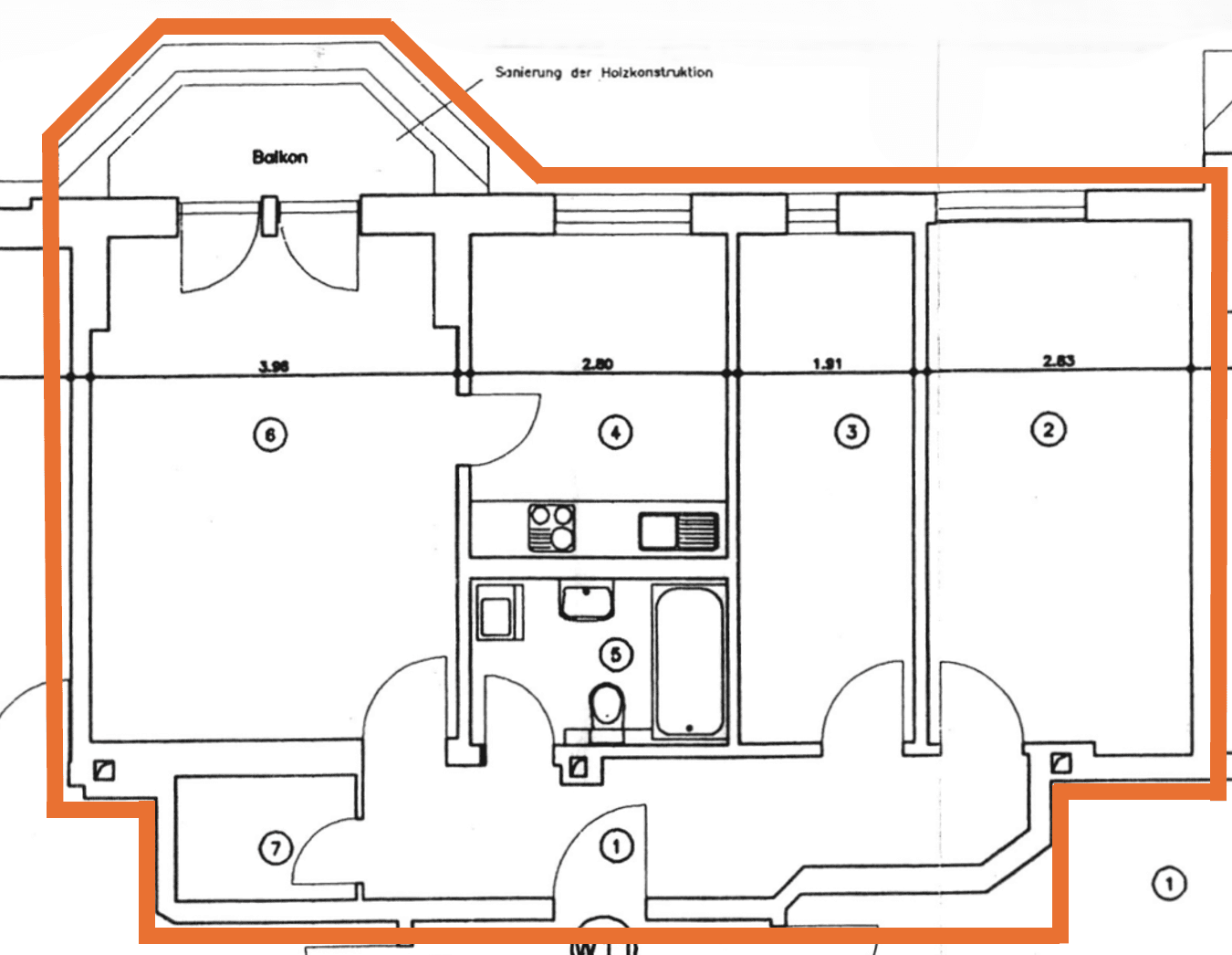 Predaj bytu 3-izbový 75 m², Lockwitzer Str. 24, Dresden, Sasko Predaj bytu 3-izbový 75 m², Lockwitzer Str. 24, Dresden, Sasko