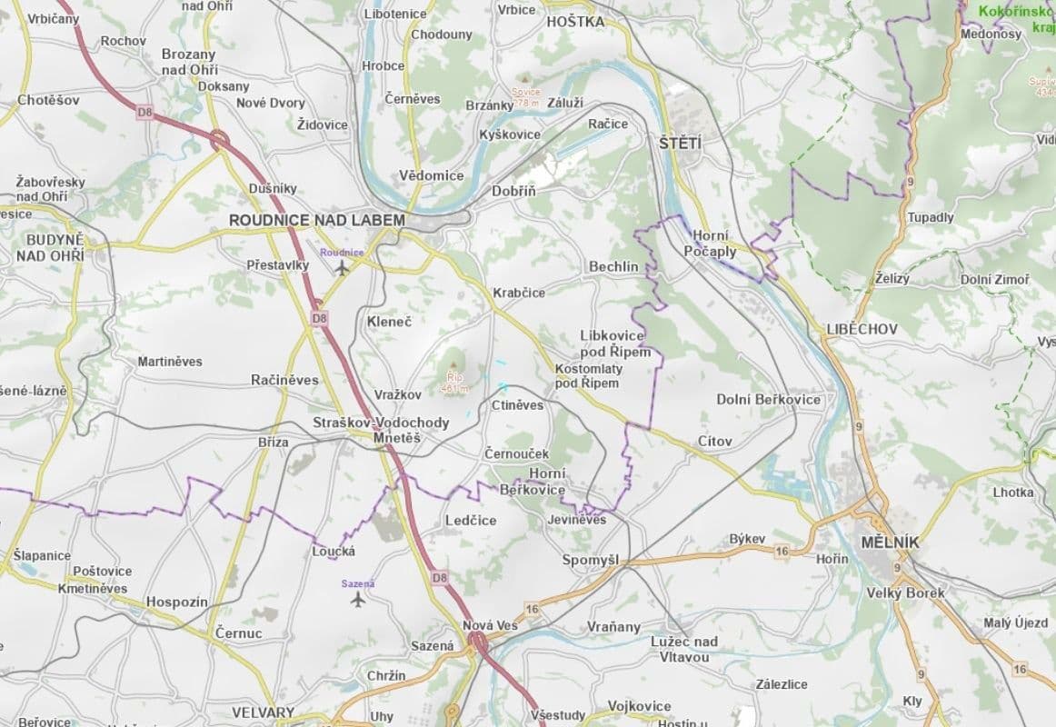 Predaj pozemku 18.782 m², Ctiněves, Ústecký kraj Predaj pozemku 18.782 m², Ctiněves, Ústecký kraj