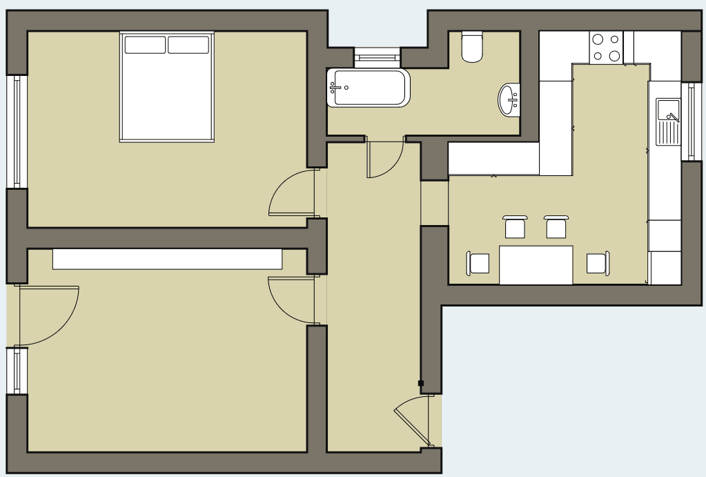 Prenájom bytu 2-izbový 65 m², Uhříněveská, Praha, Praha Prenájom bytu 2-izbový 65 m², Uhříněveská, Praha, Praha