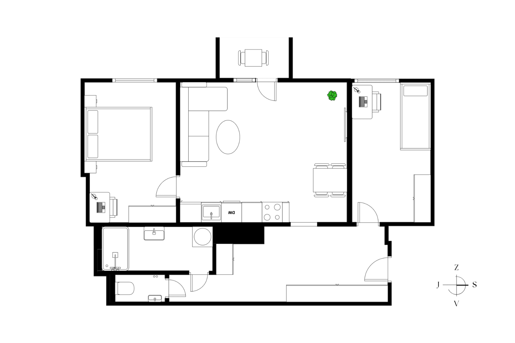 Predaj bytu 3-izbový 65 m², Bělocerkevská, Praha, Praha Predaj bytu 3-izbový 65 m², Bělocerkevská, Praha, Praha
