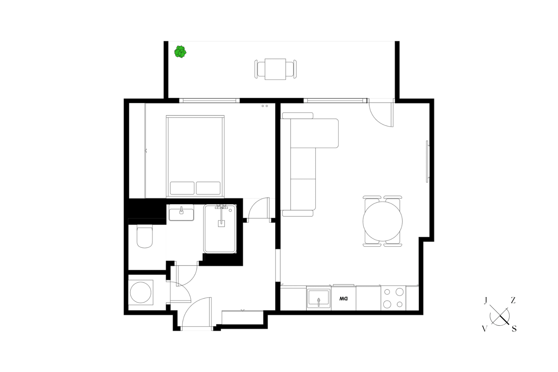 Predaj bytu 2-izbový 44 m², Gruzínská, Praha, Praha Predaj bytu 2-izbový 44 m², Gruzínská, Praha, Praha