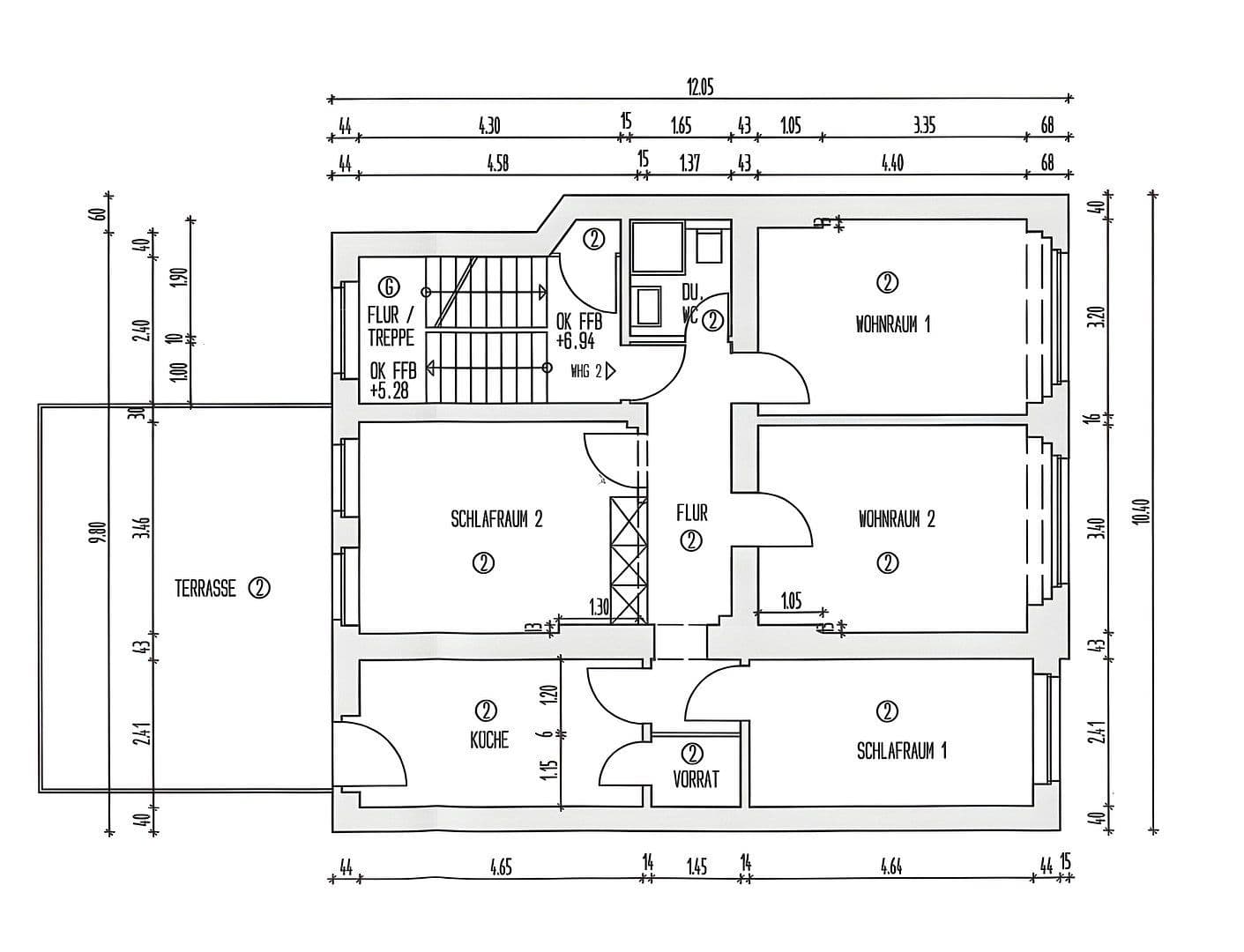 Prenájom bytu 4-izbový 95 m², Marburger Tor 4, Siegen, Severné Porýnie - Westfálsko Prenájom bytu 4-izbový 95 m², Marburger Tor 4, Siegen, Severné Porýnie - Westfálsko