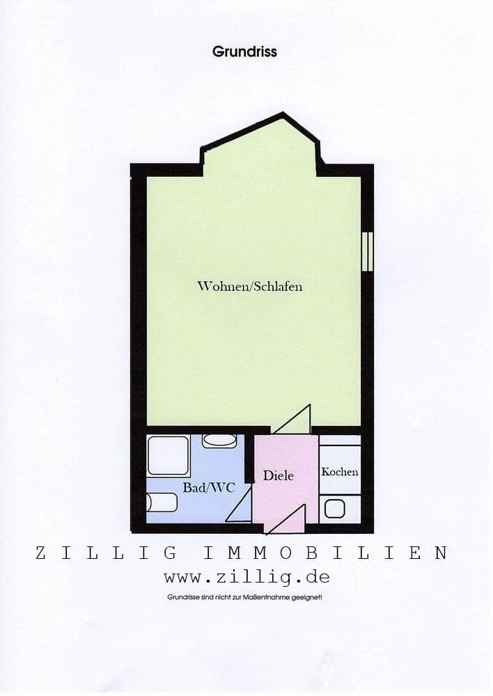 Prenájom bytu 1-izbový 25 m², Sonnenstraße 15, Fürth, Bavorsko Prenájom bytu 1-izbový 25 m², Sonnenstraße 15, Fürth, Bavorsko