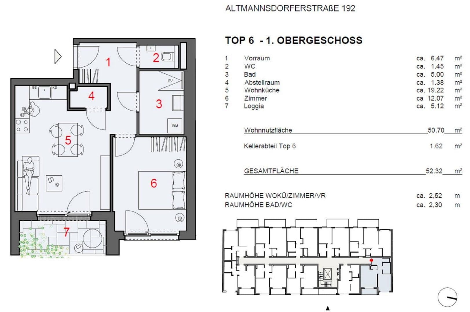 Prenájom bytu 1-izbový 46 m², Altmannsdorfer Straße 192, Wien, Viedeň Prenájom bytu 1-izbový 46 m², Altmannsdorfer Straße 192, Wien, Viedeň