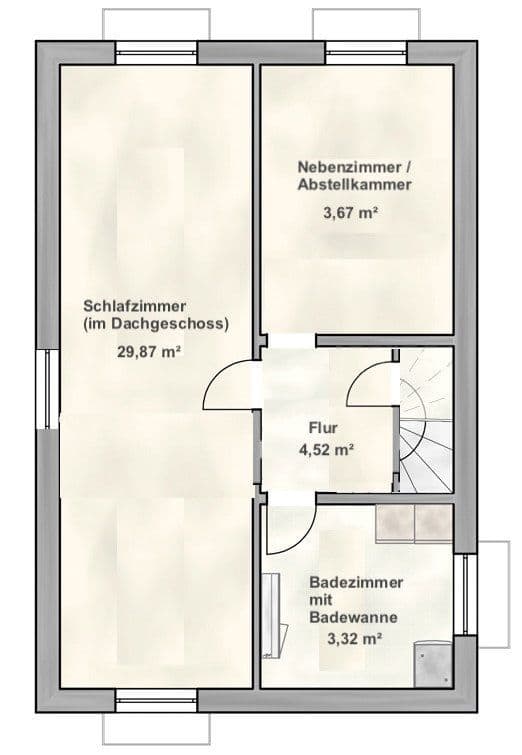 Prenájom domu 35 m², pozemek 330 m², Kaufbeuren, Bavorsko Prenájom domu 35 m², pozemek 330 m², Kaufbeuren, Bavorsko