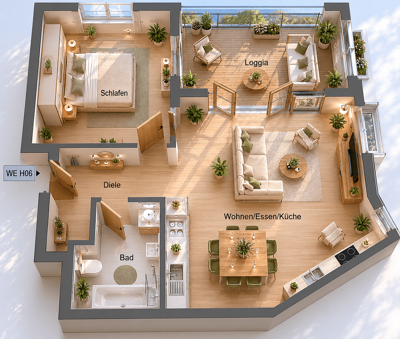 Prenájom bytu 2-izbový 65 m², Darmstadt, Hesensko Prenájom bytu 2-izbový 65 m², Darmstadt, Hesensko