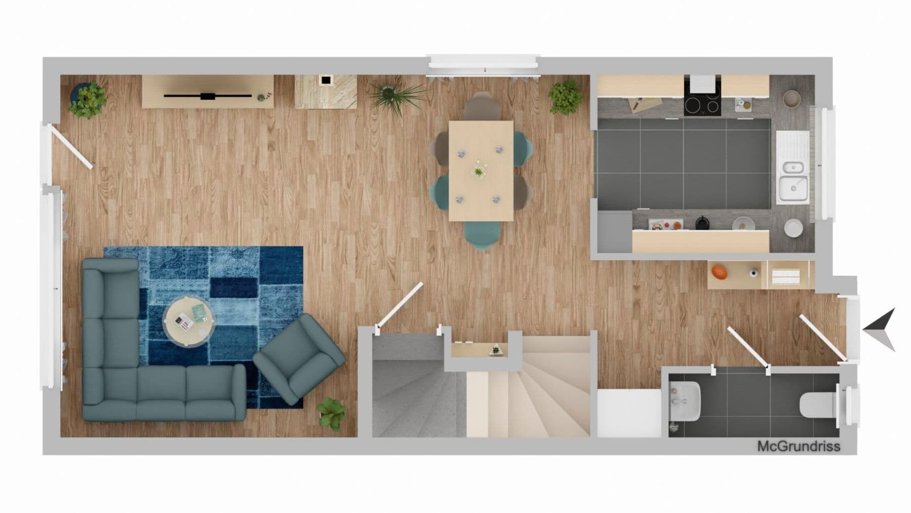 Predaj domu 141 m², pozemek 224 m², In der Wolfskaute 23, Weiterstadt, Hesensko Predaj domu 141 m², pozemek 224 m², In der Wolfskaute 23, Weiterstadt, Hesensko