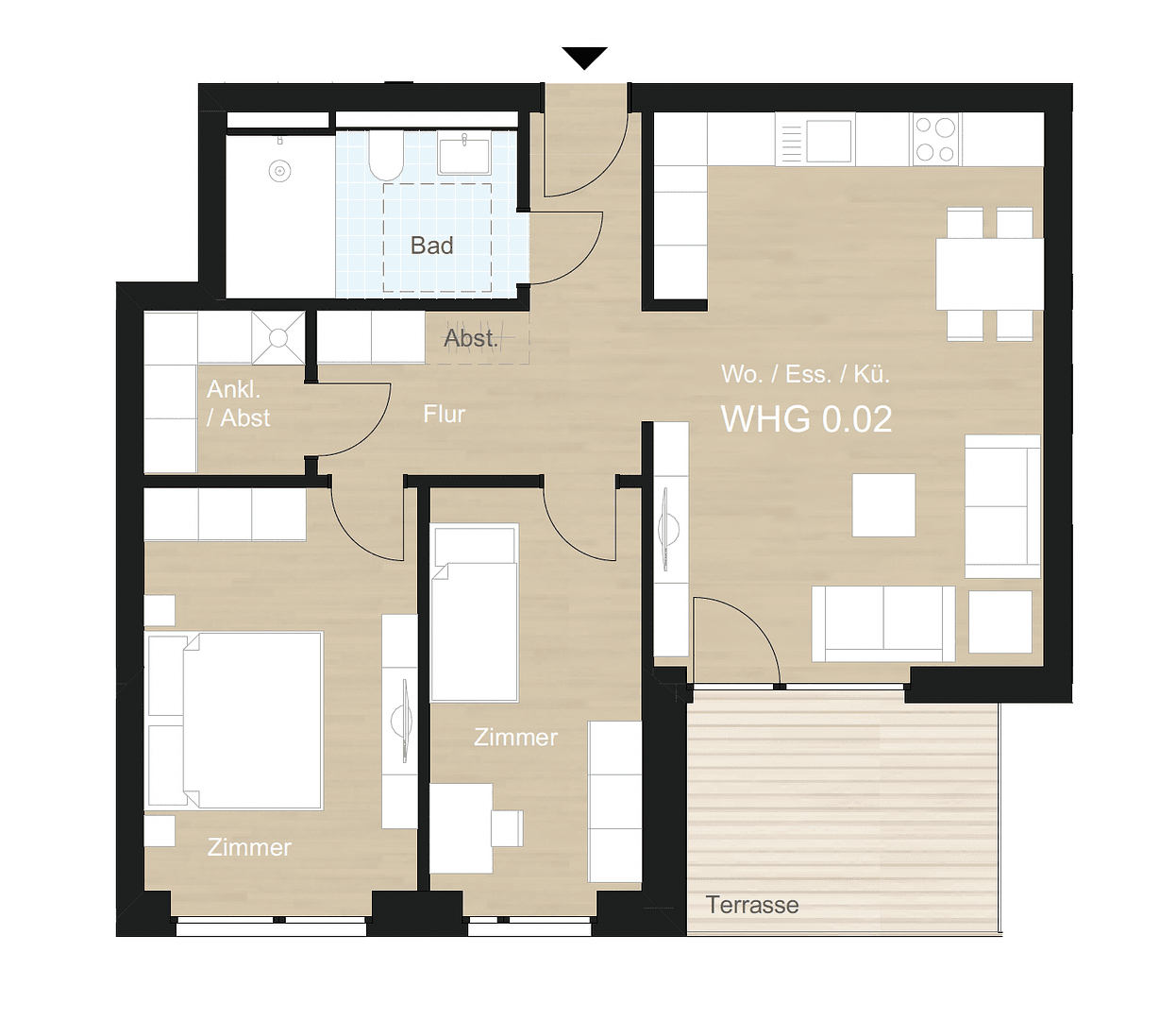Predaj bytu 3-izbový 67 m², Süllbergring, Springe, Dolné Sasko Predaj bytu 3-izbový 67 m², Süllbergring, Springe, Dolné Sasko