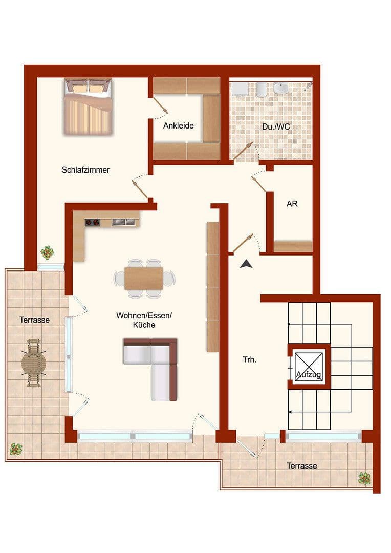 Prenájom bytu 2-izbový 104 m², Weinsteige 10, Bad Mergentheim, Bádensko-Wurttembersko Prenájom bytu 2-izbový 104 m², Weinsteige 10, Bad Mergentheim, Bádensko-Wurttembersko