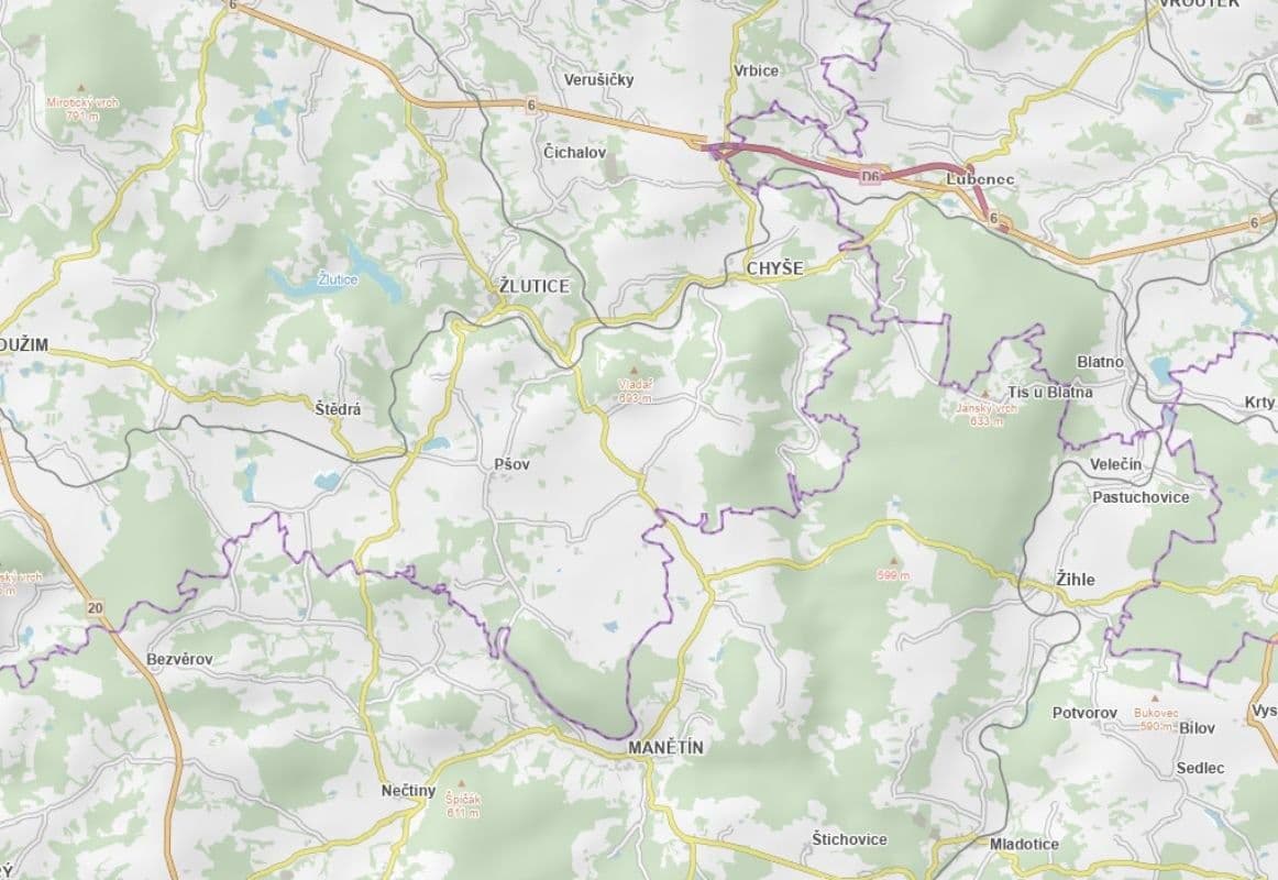 Predaj pozemku 1.351 m², Pšov, Karlovarský kraj Predaj pozemku 1.351 m², Pšov, Karlovarský kraj