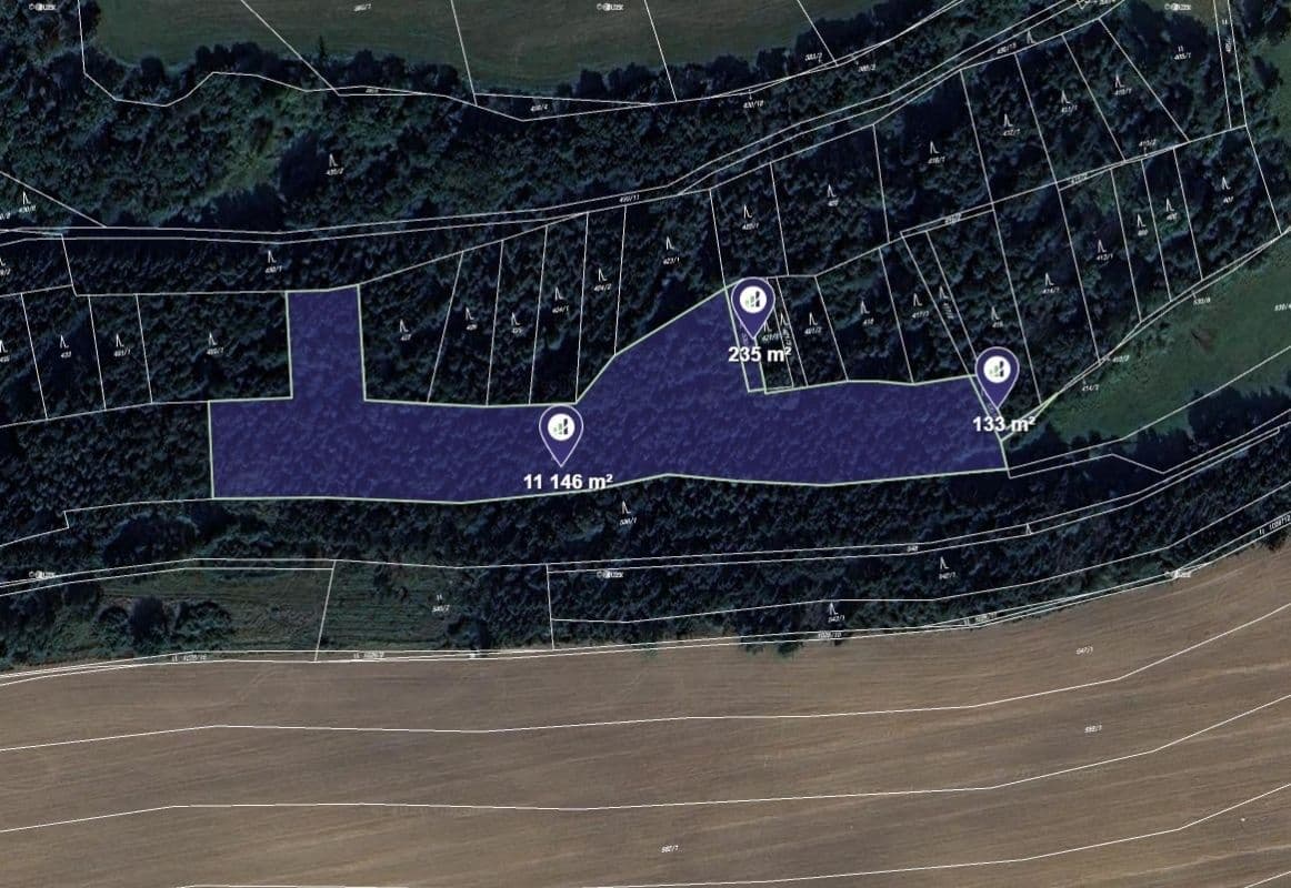 Predaj pozemku 13.322 m², Řenče, Plzeňský kraj Predaj pozemku 13.322 m², Řenče, Plzeňský kraj
