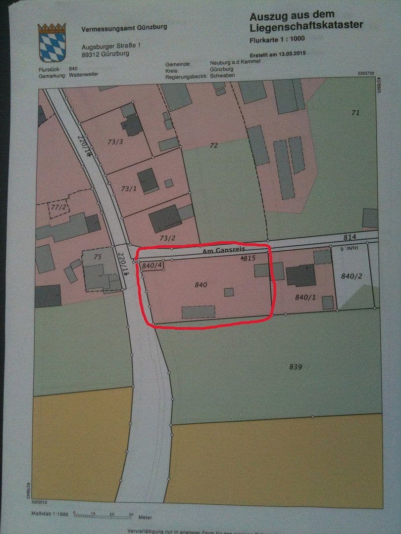 Predaj pozemku 2.093 m², Am Gansreis, Neuburg an der Kammel, Bavorsko Predaj pozemku 2.093 m², Am Gansreis, Neuburg an der Kammel, Bavorsko