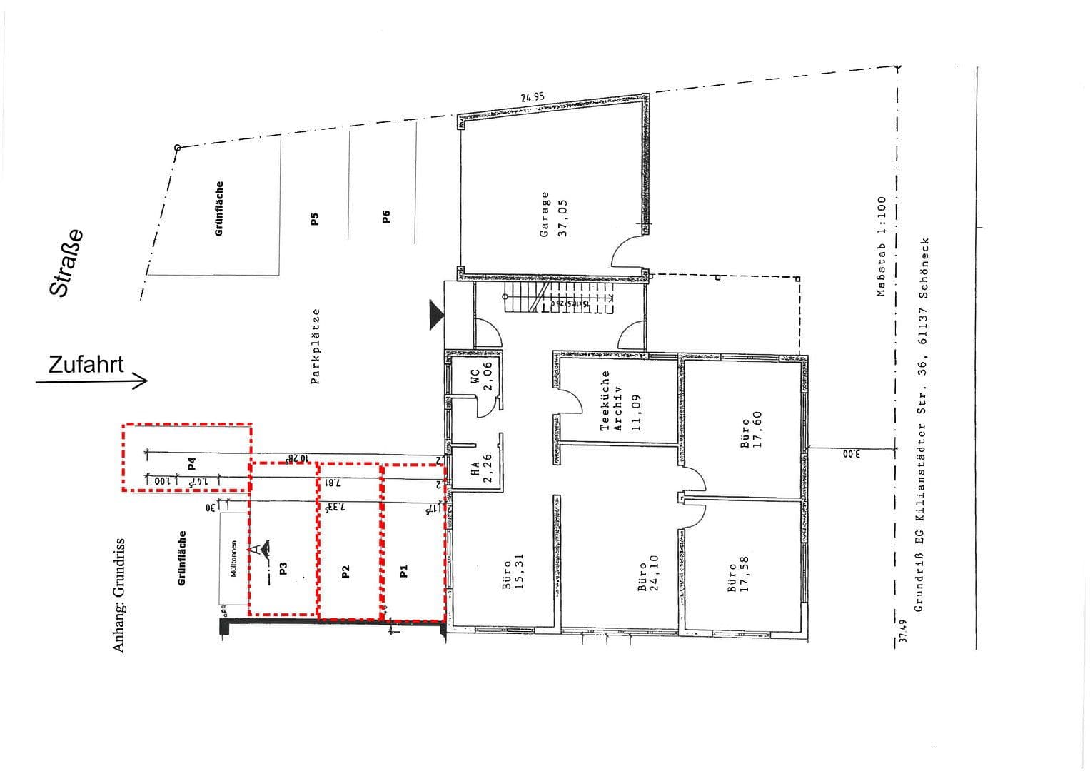 Prenájom kancelárie 100 m², Kilianstädter Straße 36, Schöneck, Hesensko Prenájom kancelárie 100 m², Kilianstädter Straße 36, Schöneck, Hesensko