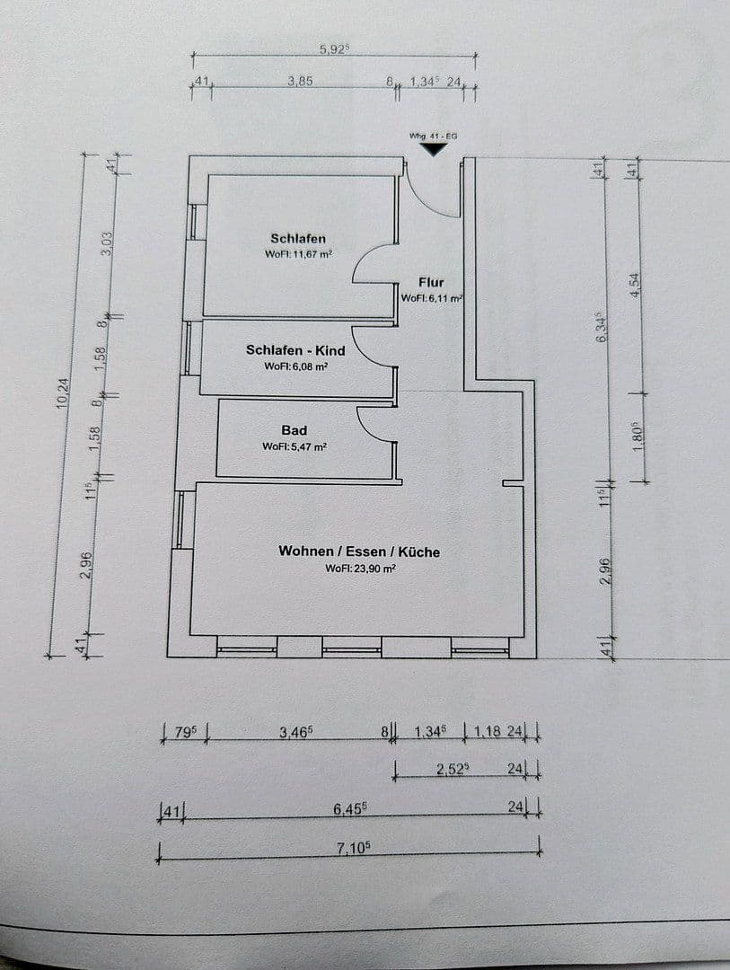 Predaj bytu 2-izbový 54 m², Waren (Müritz), Meklenbursko-Predpomoransko Predaj bytu 2-izbový 54 m², Waren (Müritz), Meklenbursko-Predpomoransko