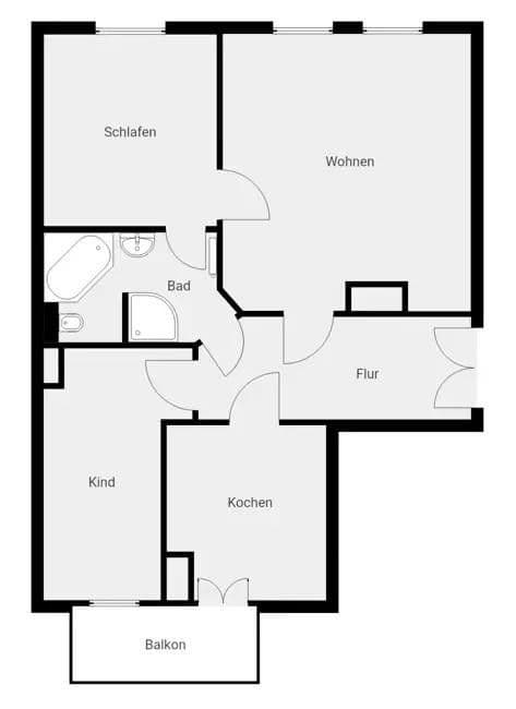 Prenájom bytu 3-izbový 92 m², Leipzig, Sasko Prenájom bytu 3-izbový 92 m², Leipzig, Sasko