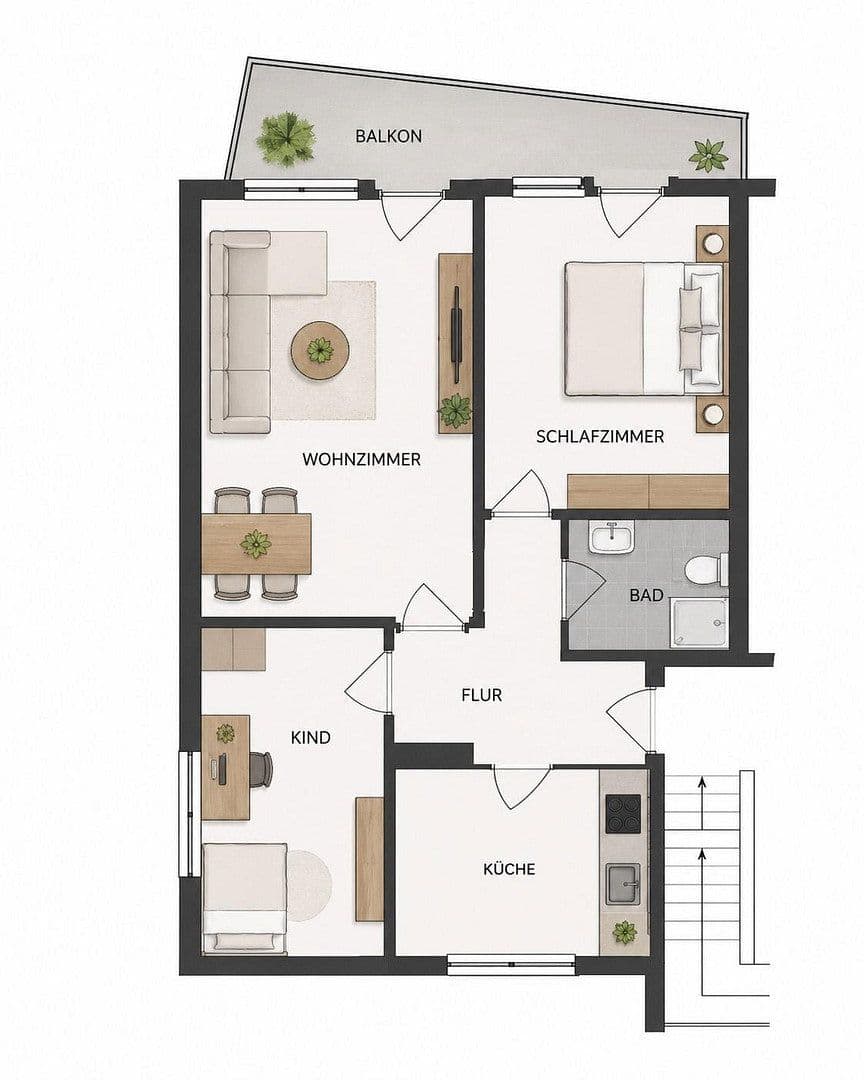 Predaj bytu 3-izbový 67 m², Hamburg, Hamburg Predaj bytu 3-izbový 67 m², Hamburg, Hamburg
