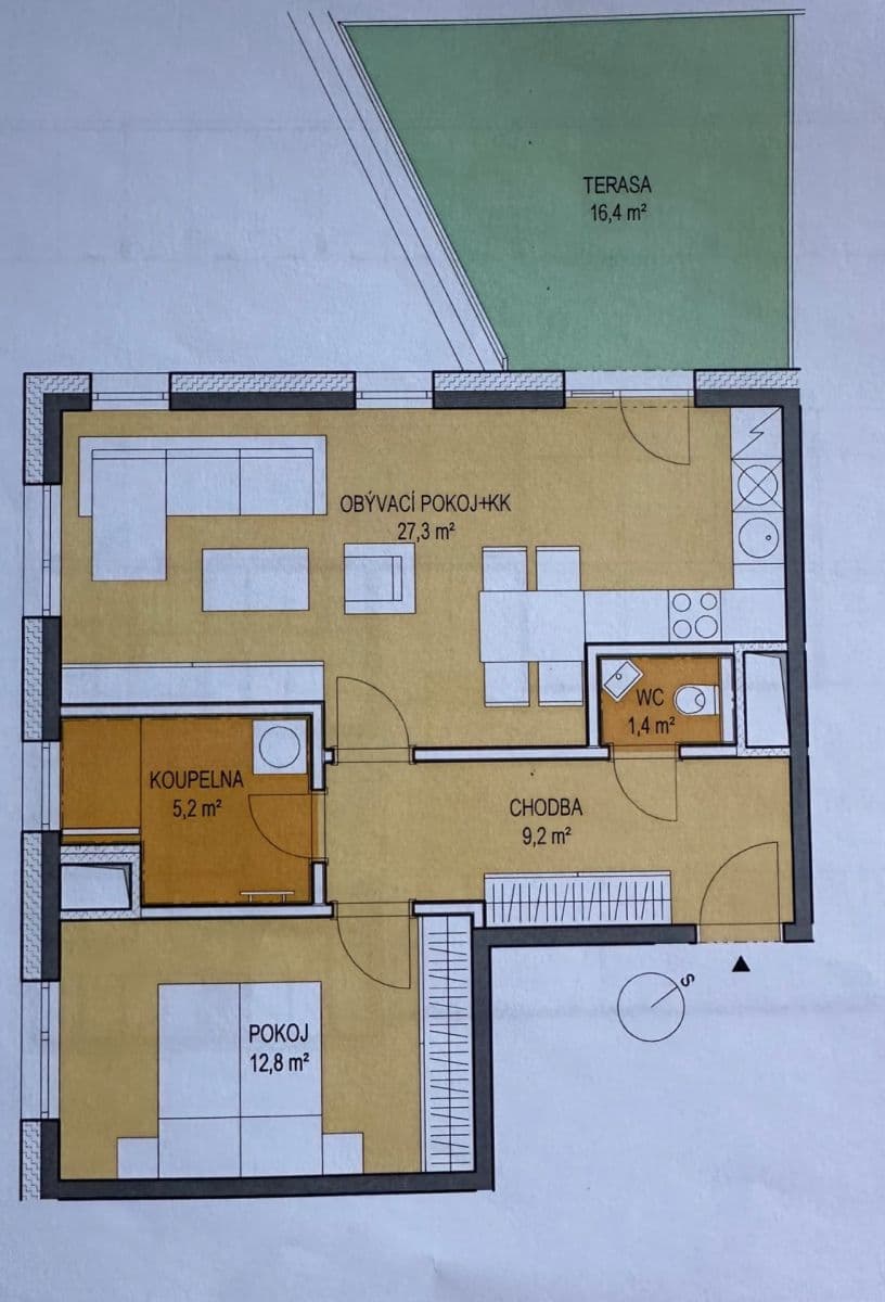 Prenájom bytu 2-izbový 58 m², Tatranská, Liberec, Liberecký kraj Prenájom bytu 2-izbový 58 m², Tatranská, Liberec, Liberecký kraj