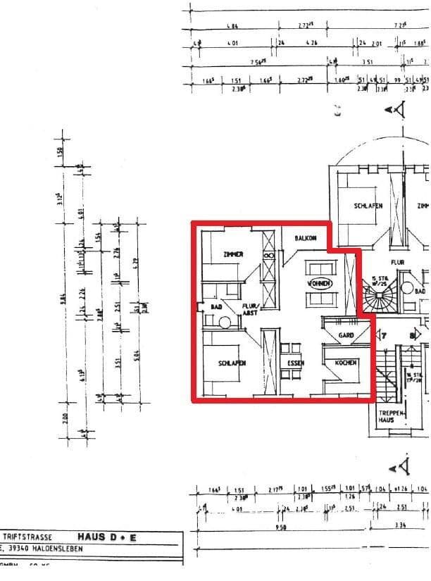 Prenájom bytu 3-izbový 71 m², Haldensleben, Sasko-Anhaltsko Prenájom bytu 3-izbový 71 m², Haldensleben, Sasko-Anhaltsko