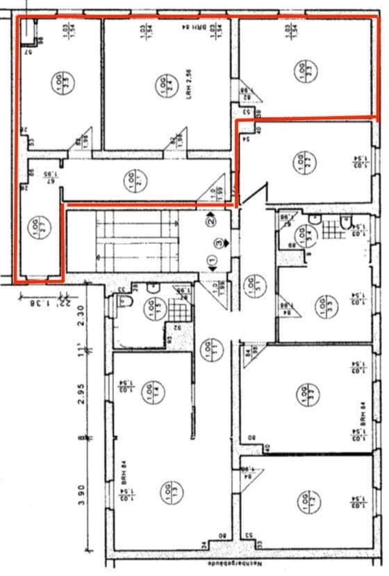 Prenájom bytu 2-izbový 69 m², Bernburgerstraße 16, Dessau-Roßlau, Sasko-Anhaltsko Prenájom bytu 2-izbový 69 m², Bernburgerstraße 16, Dessau-Roßlau, Sasko-Anhaltsko