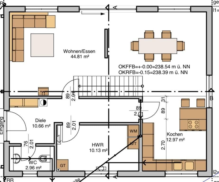 Predaj domu 145 m², pozemek 489 m², Güssgraben 12, Bad Kissingen, Bavorsko Predaj domu 145 m², pozemek 489 m², Güssgraben 12, Bad Kissingen, Bavorsko