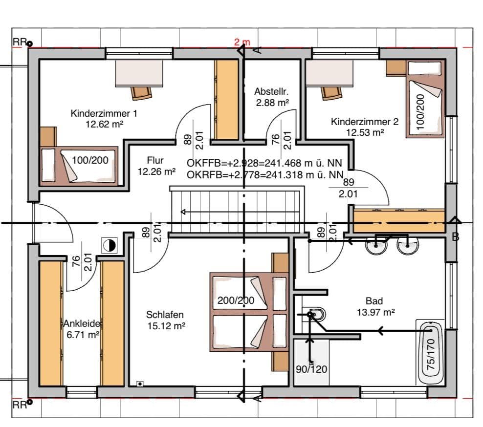 Predaj domu 145 m², pozemek 489 m², Güssgraben 12, Bad Kissingen, Bavorsko Predaj domu 145 m², pozemek 489 m², Güssgraben 12, Bad Kissingen, Bavorsko